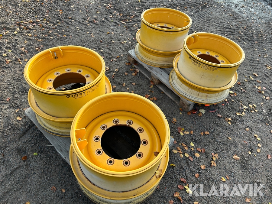 Fälgar Titan till Volvo L60H