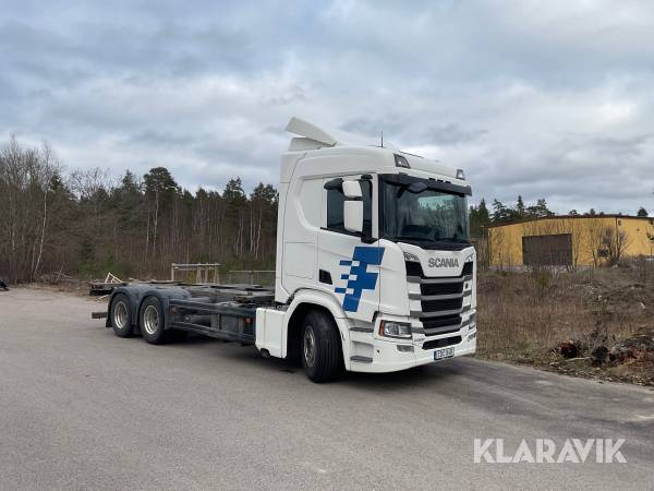 Containerchassi Scania R500