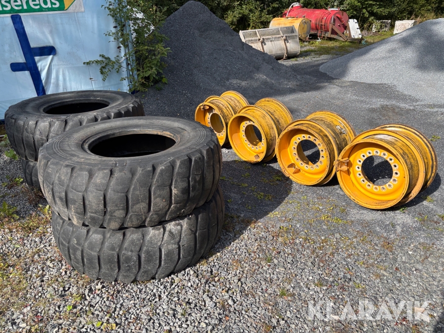 Entreprenad fälg utan däck