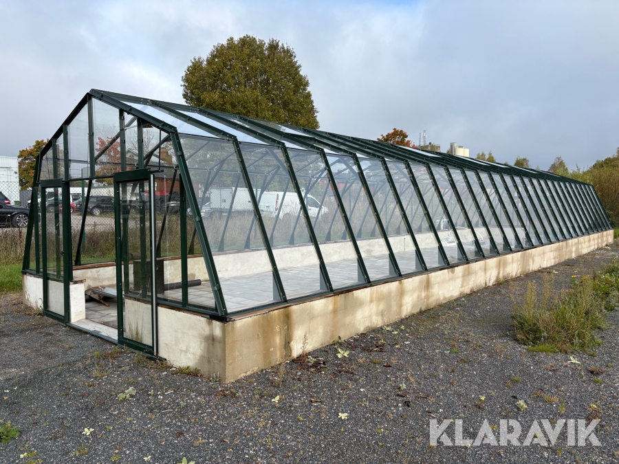 Växthus Hortum inklusive förråd