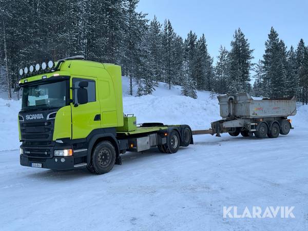 Snabblåsbilsekipage Scania R520