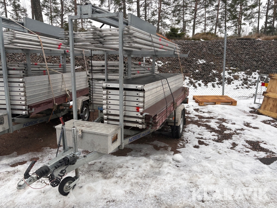 Villaställning med släp Nordic 1300