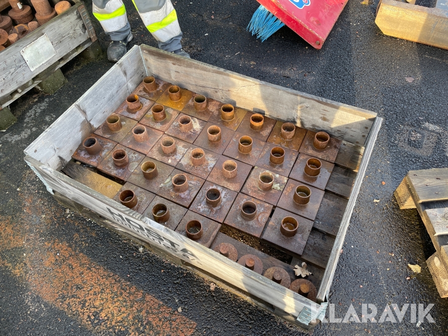 Lock till stålpålar 62mm 31st