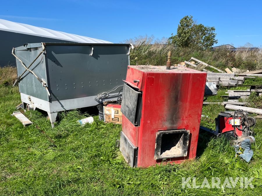 Flispanna med förråd Gotfire Bio ck p 100kW 8m3 förråd, skruv, brännare