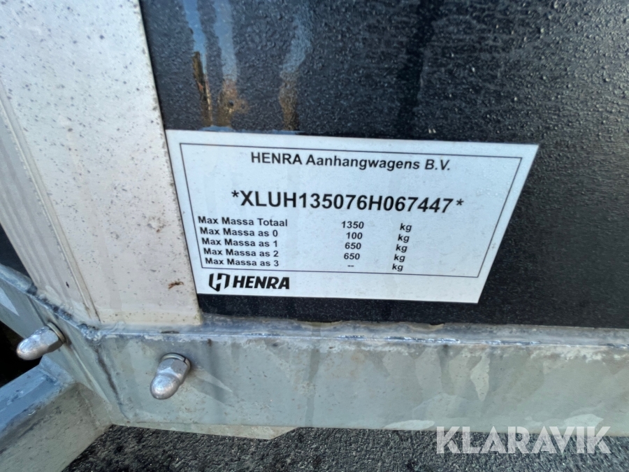 Hästsläp Henra Caliber