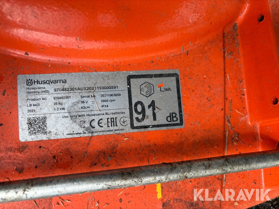 Gräsklippare Husqvarna LB 442i