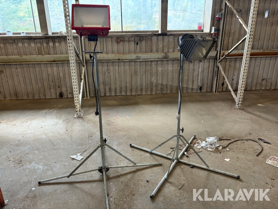 Bygglampor 12 stycken