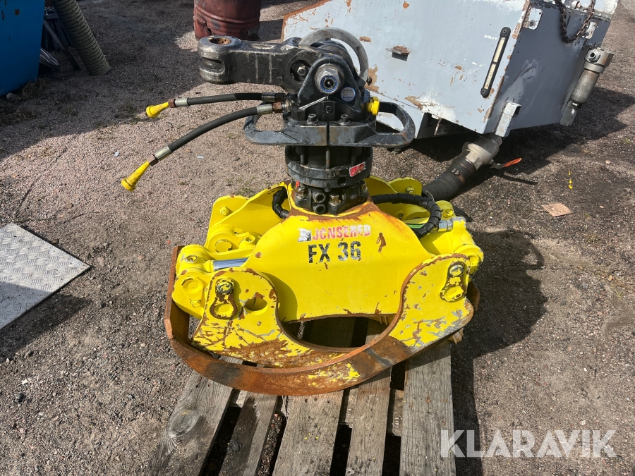 Timmergrip med rotator Loglift FX 36 med indexator GV12-2 LS