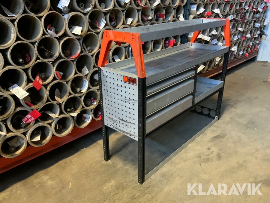 Bilinredning för skåpbil Work system