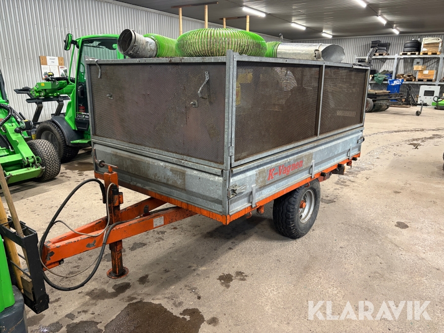 Lövsugkärra K-Vagnen 2000 HT3 Tippvagn