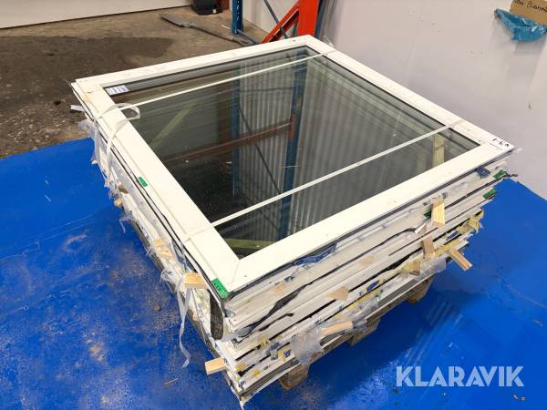 Plastfönster Salamander 6 st