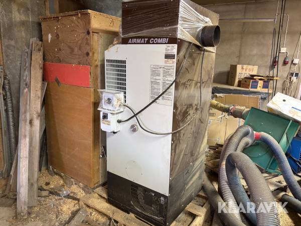 Varmluftspanna Polartherm Oy Airmat Combi oanvänd. 25kW