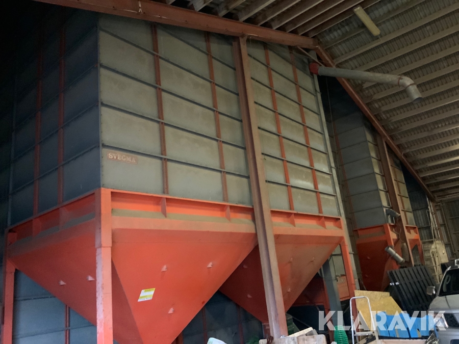 Spannmålstork med silos Svegma 1500