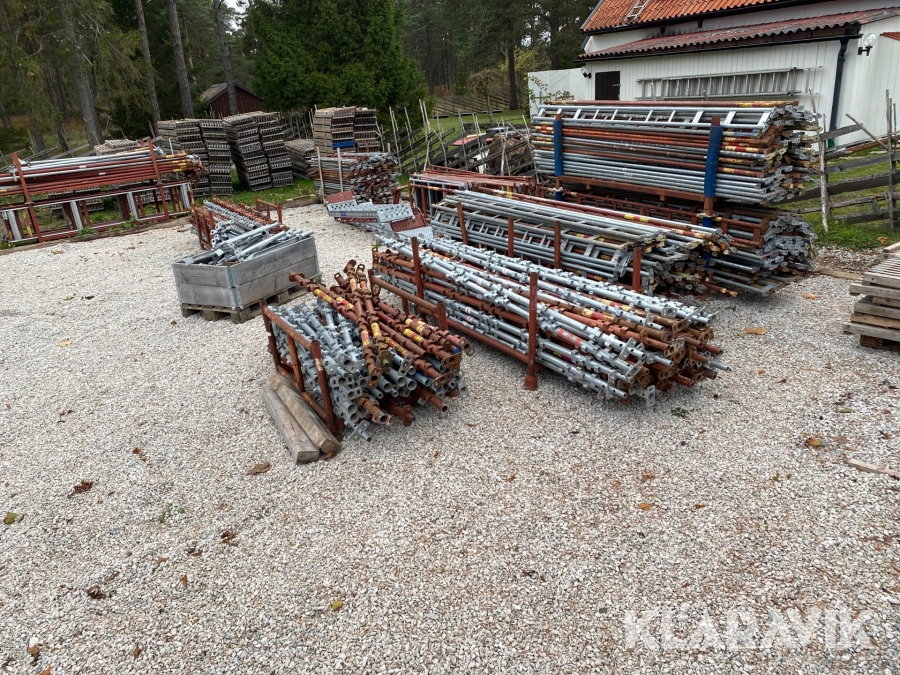 Parti med byggställning Haki/Unihak