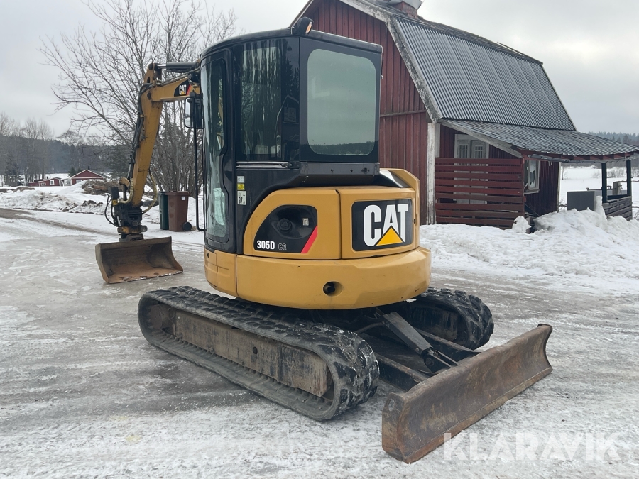 Grävmaskin CAT 305D CR, Hudiksvall, Klaravik auktioner