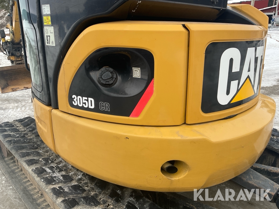 Grävmaskin CAT 305D CR, Hudiksvall, Klaravik auktioner