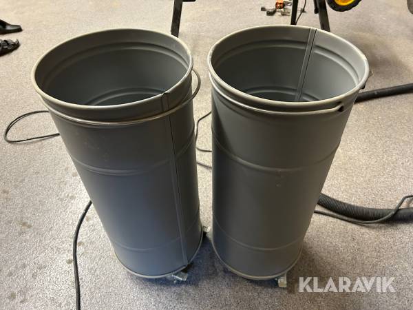 Papperskorgar på hjul