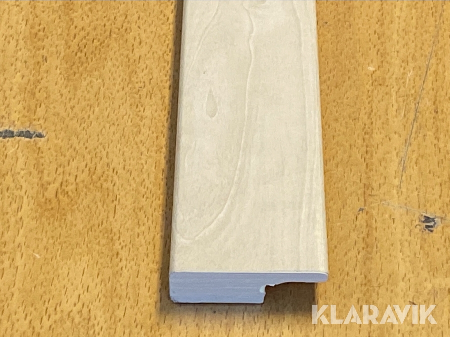 Kakellist folierad Mdf 15x55x2400mm Björk 8st