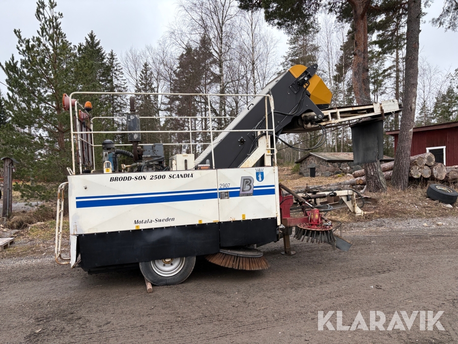 Sopmaskin Brodd-son 2500 Scandia lastbilsdragen