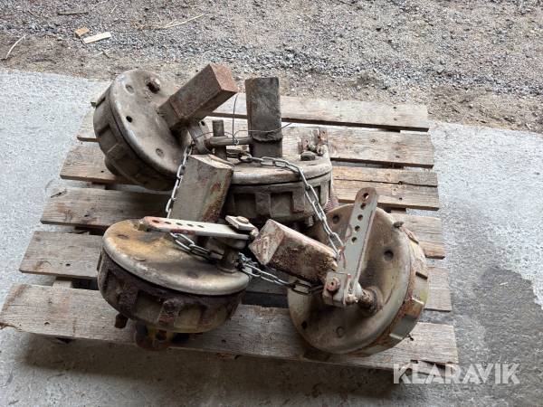 Axeltappar BPW 4st