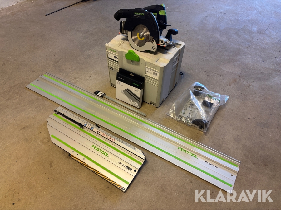 Cirkelsåg Festool HK 55 EBQ - Med tillbehör