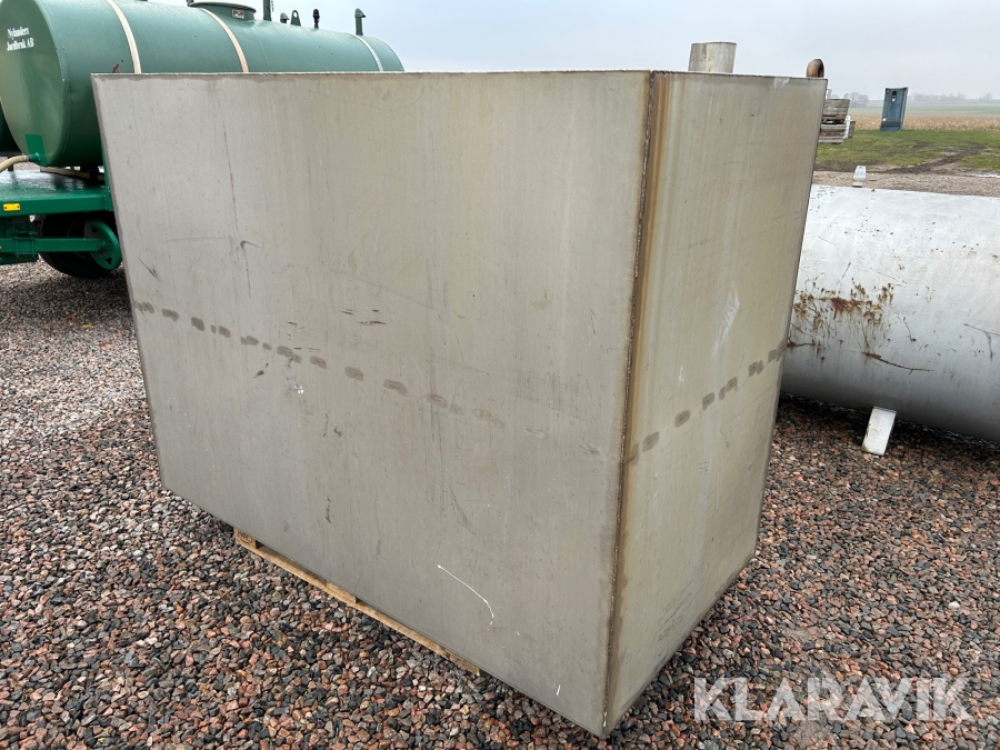 Rostfri vattentank 3 m3