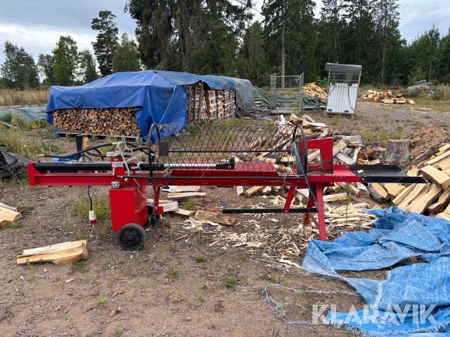 Vedmaskin och vedkap Trejon Elklyv 1100 & Vedkap 700