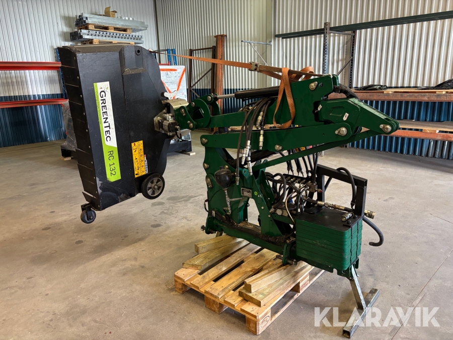 Slänt och häckklippare Spearhead TW31 med greentec RC132