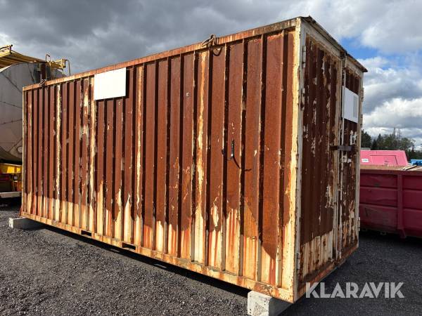 20 fots Container med krantillbehör