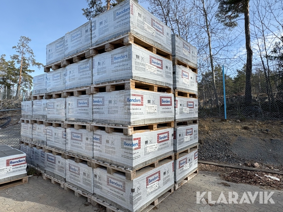 Marksten Benders City fasad grå 20st pallar