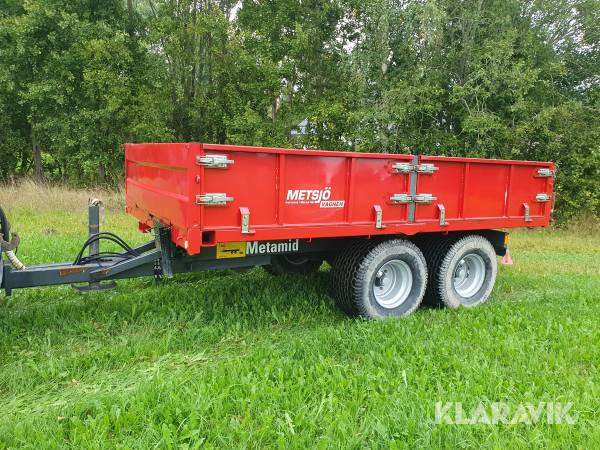 Tippkärra Schaktvagn Metsjö Vagnen Metamid 14