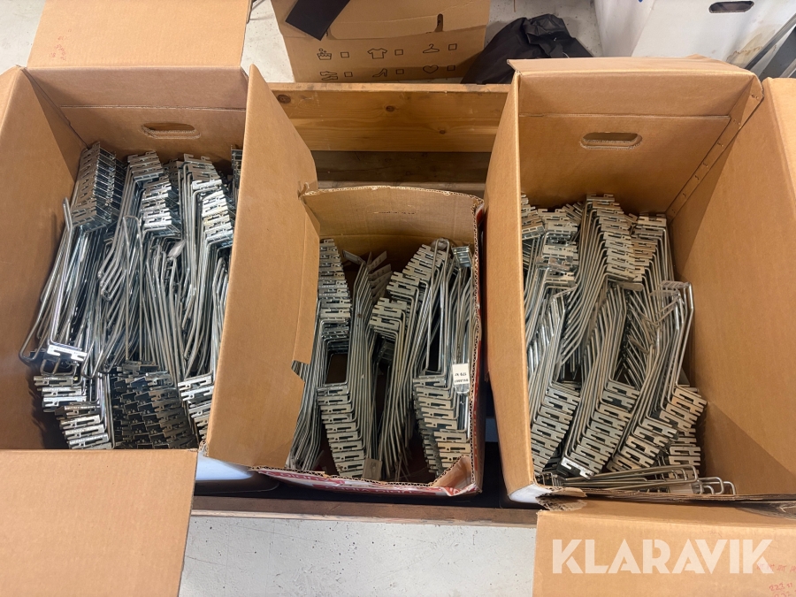 Hyllhakar över 500  st, 2 längder