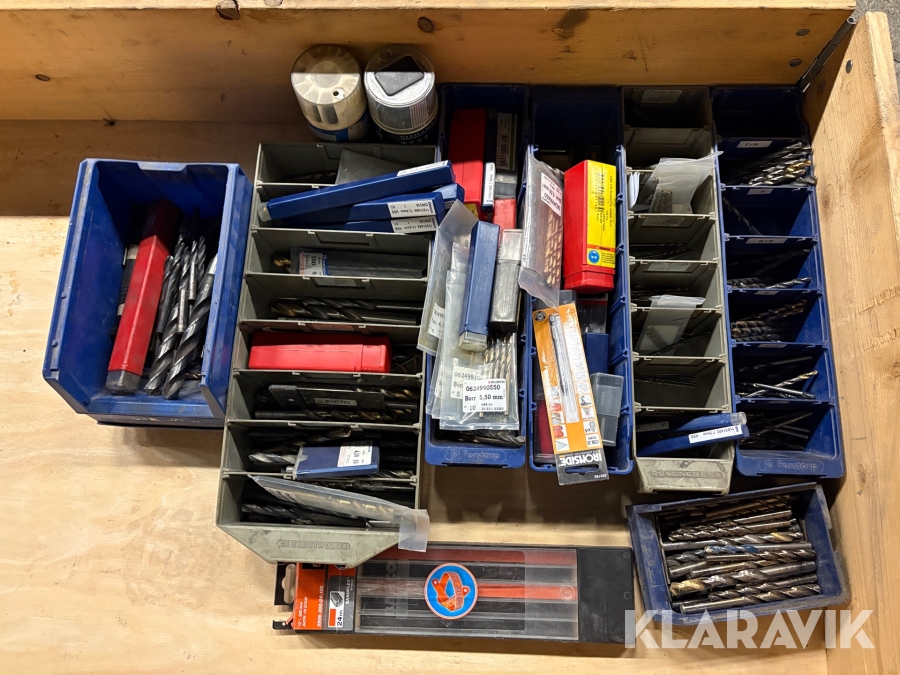 Pall med många olika borr