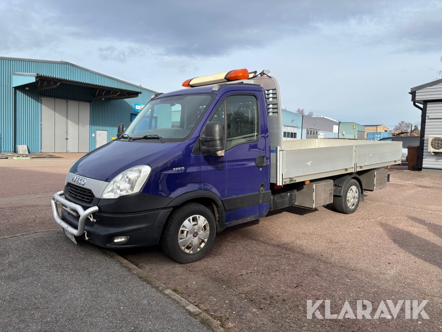 Flakbil / Kranbil Iveco 35S15