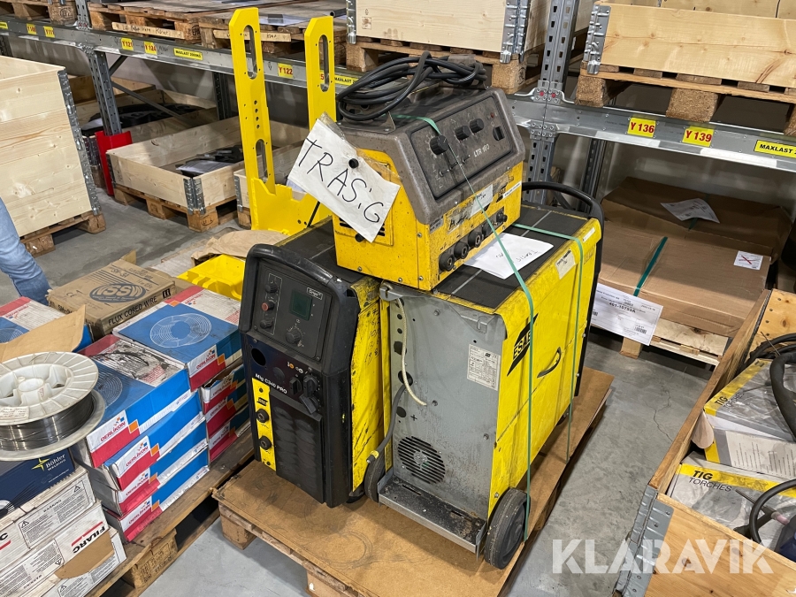 Mig-svetsar Esab C340 PRO / LTR 160 3st