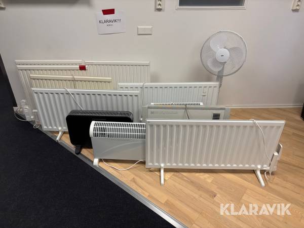 Element Parti om 11st och golvfläkt