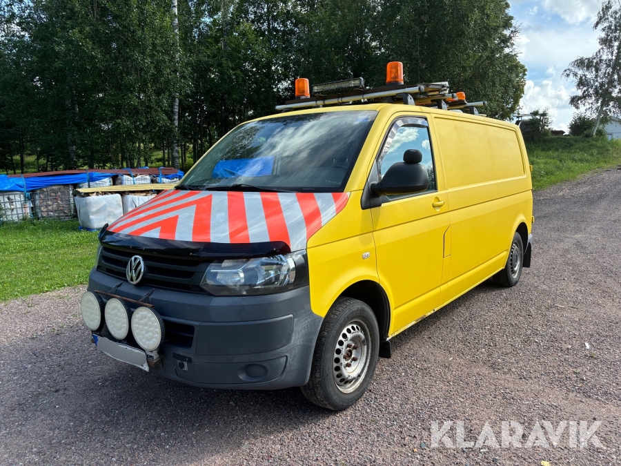 Vägtransportledarbil Volkswagen Transporter