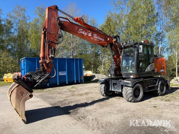 Hjulgrävare Hitachi ZX 140W-6 S60 Rototilt med 3st skopor
