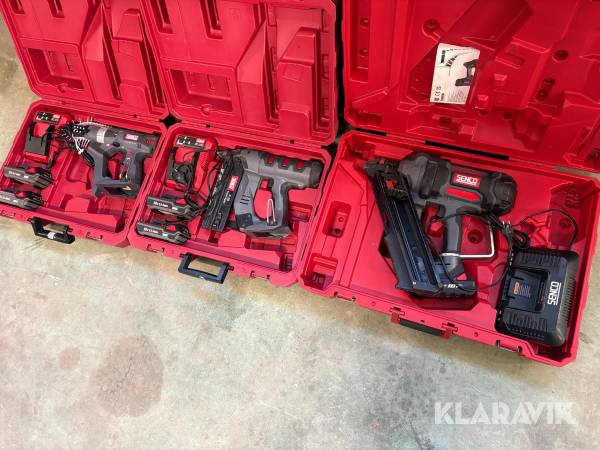 Spikpistoler Senco F-35XP, FN55AX, DS525-18V 3 st