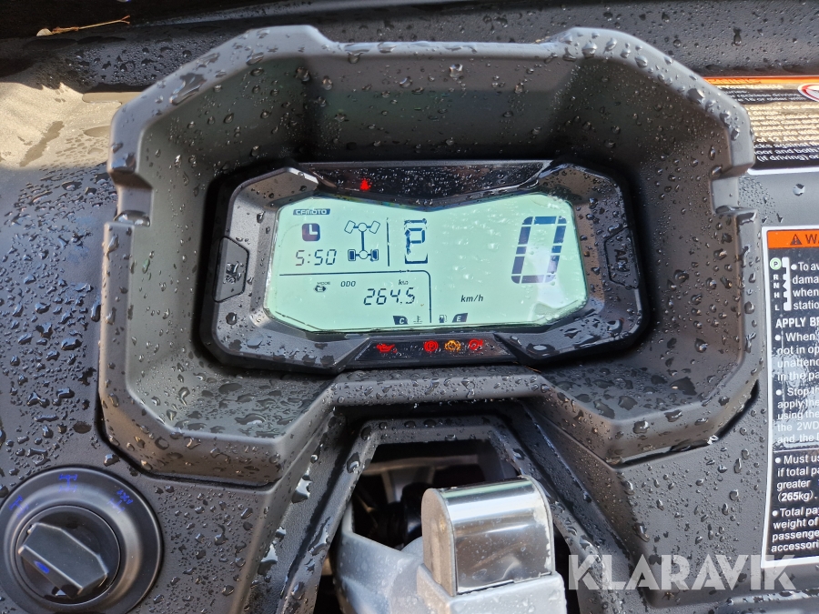 UTV CF Moto Uforce 1000 med utrustning/ 15 h