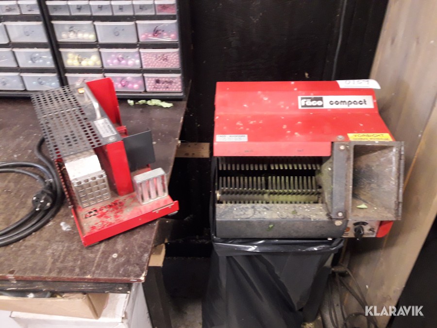 Snittblommaskin Plastningsmaskin