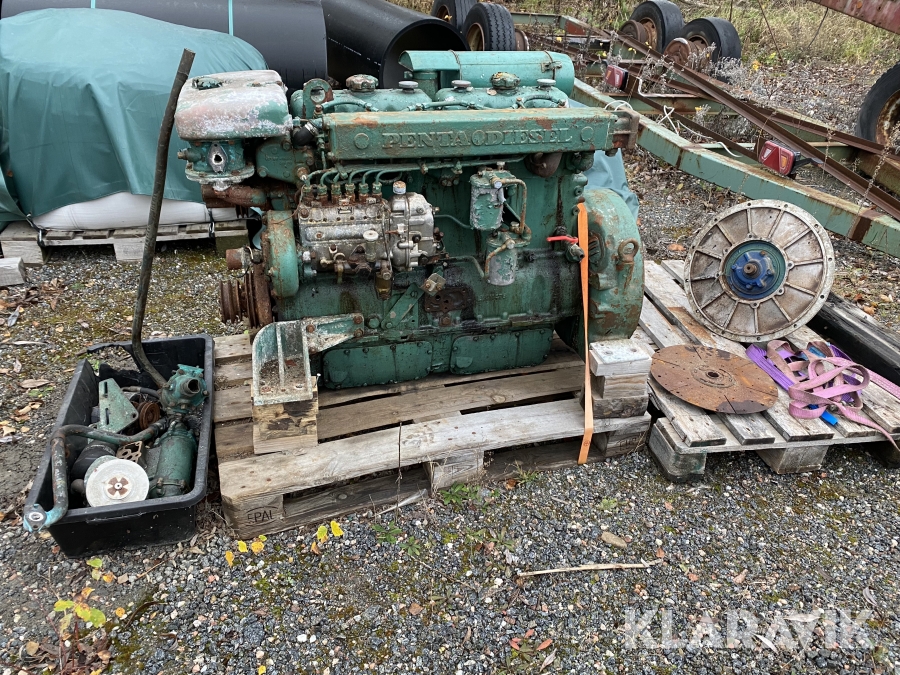 Marindiesel Volvo Penta MD 47 med backslag