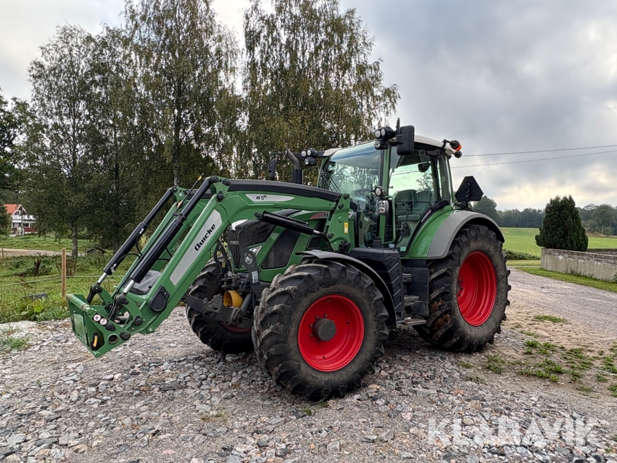 Traktor Fendt 516 Vario med frontlastare