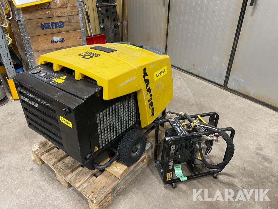 Kompressor Kaeser M17 med extra kylare