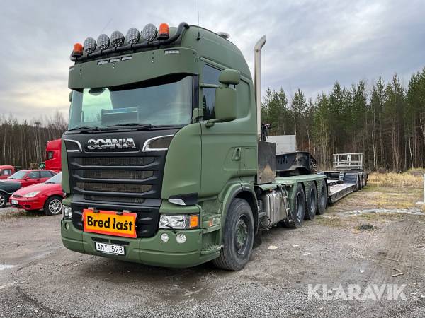 Maskintrailer ekipage Scania R560