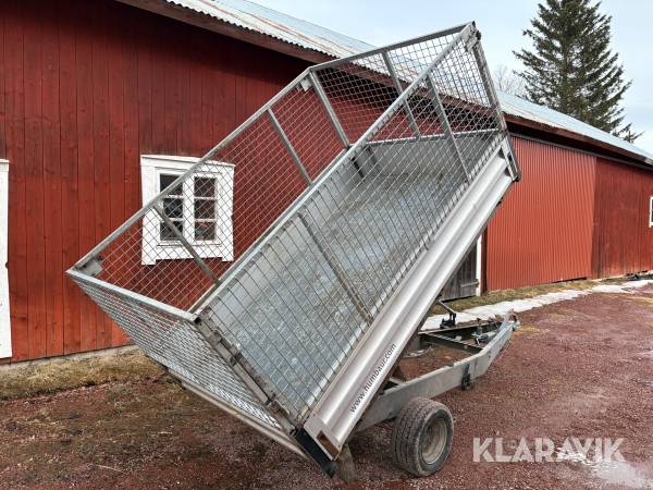 Personbilssläp Humbaur Loady med hydraulisk tipp