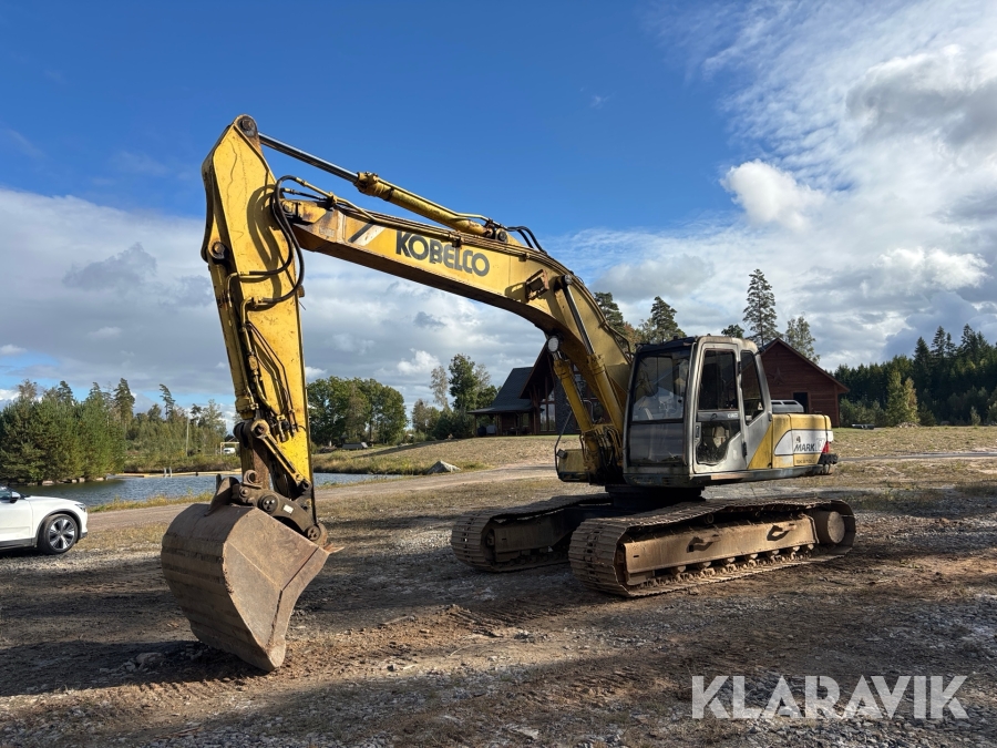 Grävmaskin Kobelco SK210LC med tiltrotator & redskap