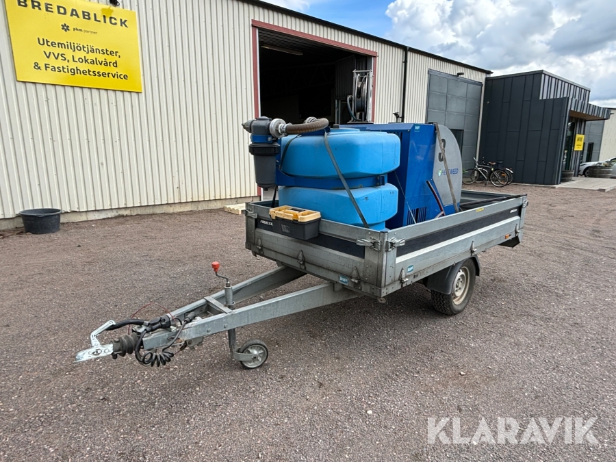 Ogräsbekämpningsmaskin Heatweed Mid Series 22/8 med släpvagn