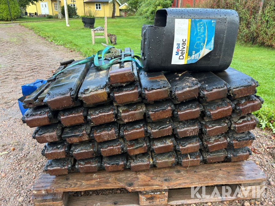 Gummipads Clipon 80st till bandgrävare