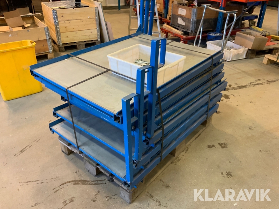 Utdragsenhet till pallställ 6st För EUR pall
